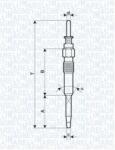 Magneti Marelli Bujie incandescenta MAGNETI MARELLI 062900039304 (062900039304)