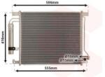 VAN WEZEL Condensator, climatizare VAN WEZEL 13015703 (13015703)