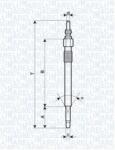 Magneti Marelli Bujie incandescenta MAGNETI MARELLI 062900050304 (062900050304)