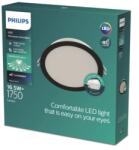 Philips 8721103131355 LED süllyeszthető lámpa MESON | 17W integrált LED forrás | 1300lm | 4000K | fekete