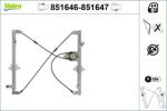 VALEO Mecanism actionare geam VALEO 851646 (851646)