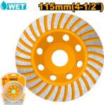 INGCO Disc Diamantat pentru slefuit Turbo 115mm Wet Dry