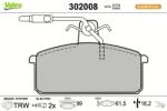 VALEO set placute frana, frana disc VALEO 302008 (302008)