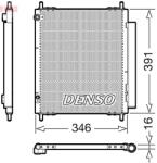 DENSO Condensator, climatizare DENSO DCN07003 (DCN07003)