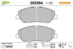 VALEO set placute frana, frana disc VALEO 302564 (302564)