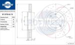 ROTINGER Disc frana ROTINGER GRAPHITE DRILLED & SLOTTED PLUS RT 2770-GL T5 (RT 2770-GL T5)