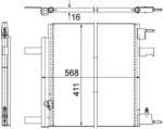 MAHLE Condensator, climatizare MAHLE BEHR *** PREMIUM LINE *** AC 636 000P (AC 636 000P)