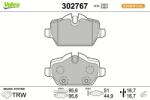 VALEO set placute frana, frana disc VALEO 302767 (302767)