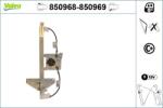 VALEO Mecanism actionare geam VALEO 850969 (850969)