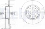 DELPHI Disc frana DELPHI BG3076 (BG3076)