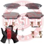 Master-sport Germany set placute frana, frana disc MASTER SPORT 13046058252N-SET-MS (13046058252N-SET-MS)