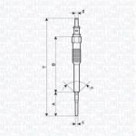 Magneti Marelli Bujie incandescenta MAGNETI MARELLI 062900136304 (062900136304)