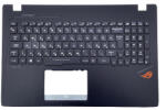 ASUS ROG Strix GL553VD GL553VE series 90NB00X1-R30HU0 Multi-color háttérvilágítással (backlit) burkolattal (topcase) magyar (HU) fekete laptop/notebook billentyűzet gyári