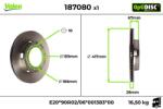 VALEO Disc frana VALEO 187080 (187080)