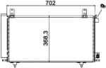 MAHLE Condensator, climatizare MAHLE BEHR AC 122 000S (AC 122 000S)