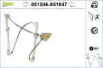 VALEO Mecanism actionare geam VALEO 851046 (851046)
