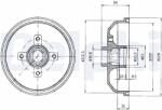 DELPHI Tambur frana DELPHI BF293 (BF293)