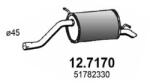 ASSO Toba esapament finala ASSO 12.7170 (12.7170) - automobilus