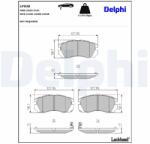 DELPHI set placute frana, frana disc DELPHI LP930 (LP930)