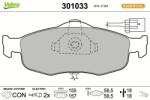 VALEO set placute frana, frana disc VALEO FIRST 301033 (301033)