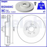 DELPHI Disc frana DELPHI BG9484C (BG9484C) - automobilus