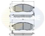 COMLINE set placute frana, frana disc COMLINE CBP31524 (CBP31524)