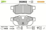 VALEO set placute frana, frana disc VALEO ESSENTIAL 302602 (302602)