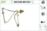 VALEO Mecanism actionare geam VALEO 851331 (851331)