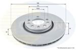 COMLINE Disc frana COMLINE ADC1124V (ADC1124V)