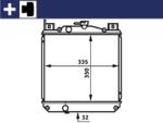 MAHLE Radiator, racire motor MAHLE BEHR CR 655 000S (CR 655 000S)