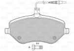 VALEO set placute frana, frana disc VALEO 601072 (601072)