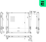 ERA Radiator, racire motor ERA 673052 (673052)
