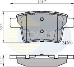 COMLINE set placute frana, frana disc COMLINE CBP01557 (CBP01557)