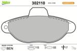 VALEO set placute frana, frana disc VALEO 302110 (302110)