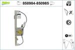 VALEO Mecanism actionare geam VALEO 850985 (850985)