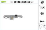 VALEO Mecanism actionare geam VALEO 851464 (851464)