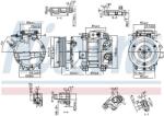 NISSENS Compresor, climatizare NISSENS ** FIRST FIT ** 890917 (890917)