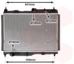 VAN WEZEL Radiator, racire motor VAN WEZEL 18012722 (18012722)