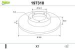 VALEO Disc frana VALEO 197310 (197310)