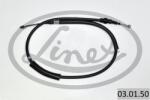 LINEX Cablu, frana de parcare LINEX 03.01. 50 (03.01.50)