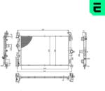 ERA Radiator, racire motor ERA 673570 (673570)