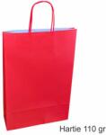 Paper Craft Pungi hartie ROSII - 3 sticle vin, 26x39x8 cm, set 30 buc