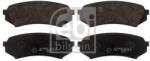 Febi Bilstein set placute frana, frana disc FEBI BILSTEIN 16731 (16731)