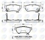 COMLINE set placute frana, frana disc COMLINE CBP32146 (CBP32146)