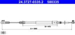 ATE Cablu, frana de parcare ATE 24.3727-0335.2 (24.3727-0335.2)