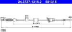 ATE Cablu, frana de parcare ATE 24.3727-1315.2 (24.3727-1315.2)