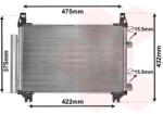 VAN WEZEL Condensator, climatizare VAN WEZEL 53005404 (53005404)
