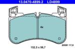 ATE set placute frana, frana disc ATE Ceramic 13.0470-4899.2 (13.0470-4899.2)