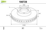 VALEO Disc frana VALEO 186728 (186728)