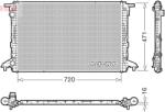 DENSO Radiator, racire motor DENSO DRM02049 (DRM02049)